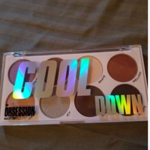 Makeup Obsession Cool Down Pallet and cream Highli